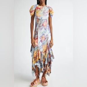 COLLINA STRADA BARBED FLORAL HILLARY
DRESS Sz S New Without Tag USA